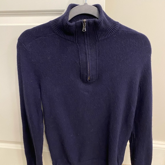 JCrew men’s small slim fit quarter zip sweater - Picture 5 of 8